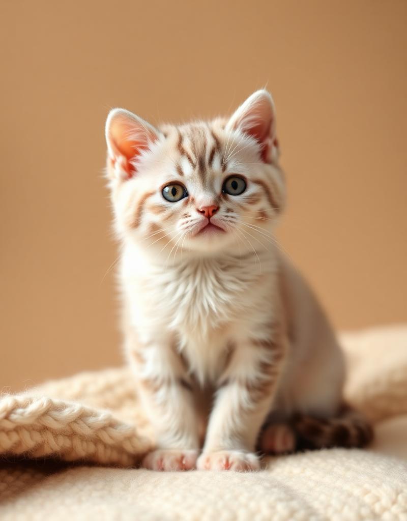 Isadora, Lilac Point Scottish Fold kitten